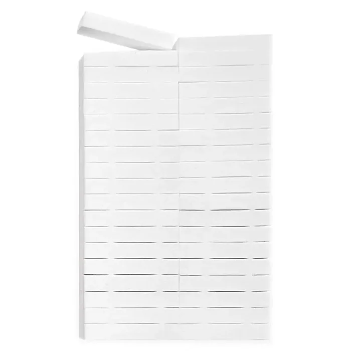 Qospa 20152 White Rectangular Makeup Sponges – 40 / PK