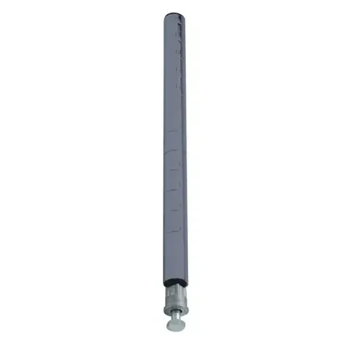 Quantum Food Service P96GY Post with Leveling Legs
