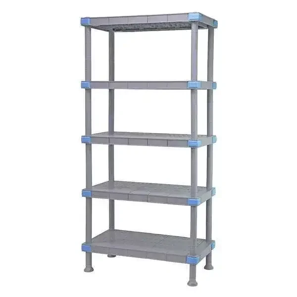 Quantum Food Service QP186074SS-5 Shelving Unit, All Plastic