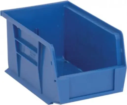 Quantum Food Service QUS221BLCS Ultra Stack & Hang Bin Blue 9-1/4in x 6in x 5in Case Of 12