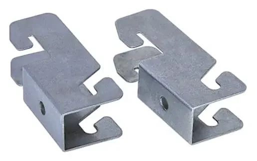 Quantum Food Service SG-WTBGY Grid Wall Track Bracket Mount (Case Of 6)