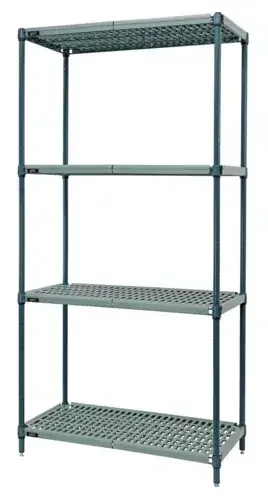 Quantum Food Service WR74-2160WPM Shelving Unit, Plastic with Metal Post