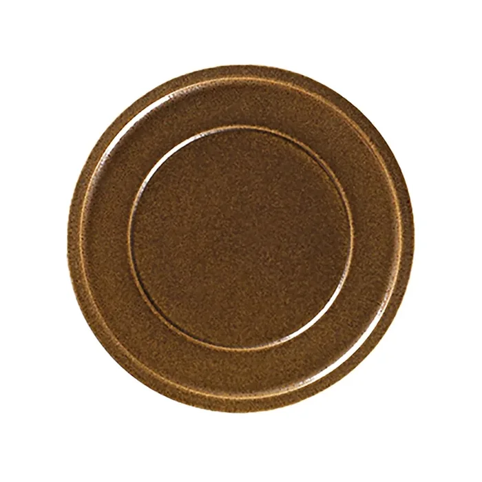 RAK Porcelain EAFP24RT Ease Rust 9.45 in. Flat Rimmed Plate – 12 / CS