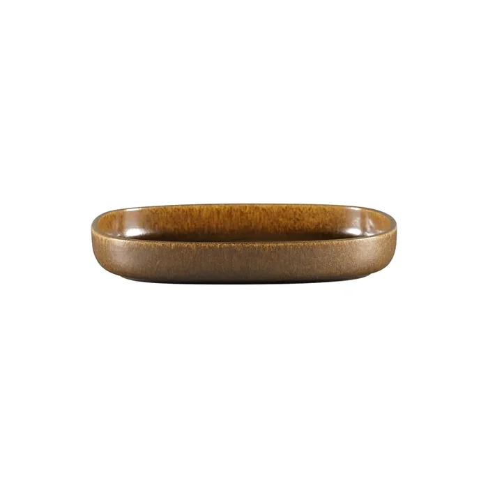 RAK Porcelain EAOD30RT Ease Rust 8.05″ Oval Plate – 2 / CS