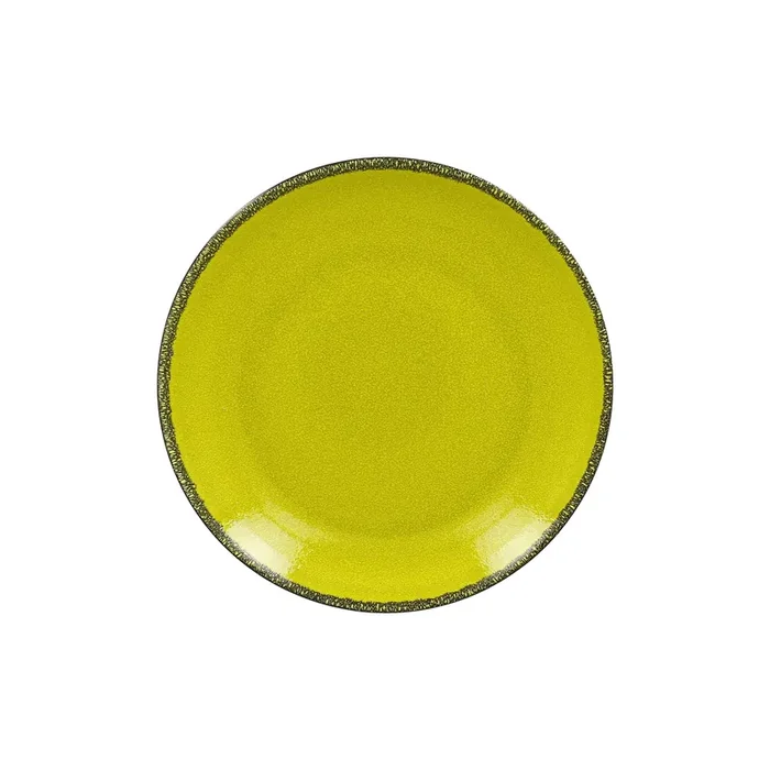 RAK Porcelain FRNNPR18GR Green Fire 7.1″ Coupe Plate – 24 / CS