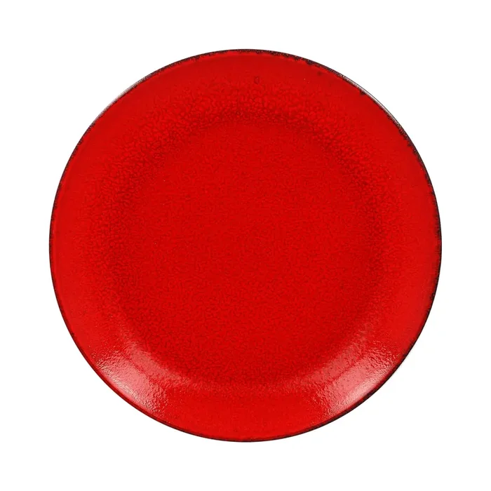 RAK Porcelain FRNNPR18RD Fire Red 7.1″ Flat Plate – 24 / CS