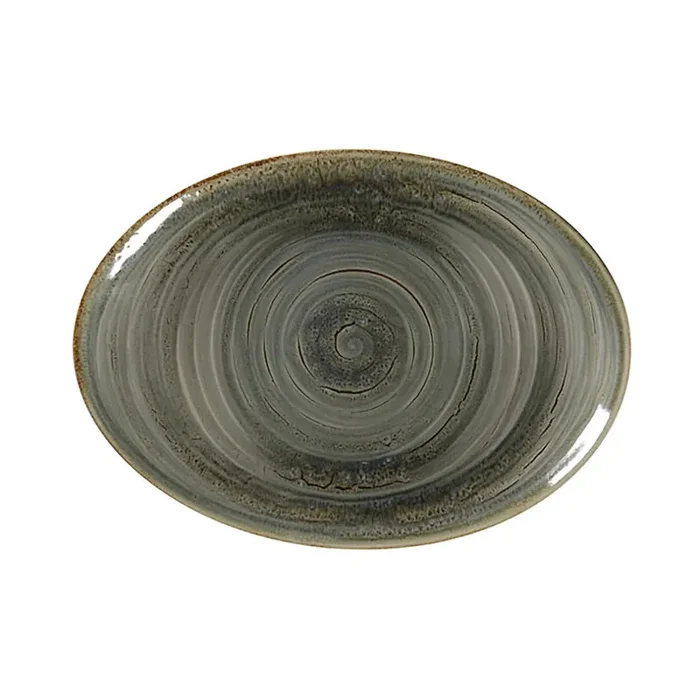 RAK Porcelain SPTNNOP32 Spot Peridot 12.6 x 9 in Oval Platter – 6 / CS