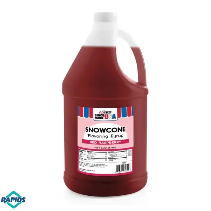 Red Raspberry Shaved Ice & Snow Cone Syrup (1 Gal)