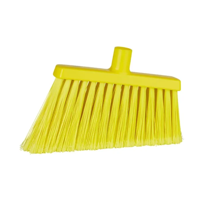 Remco 29166 Vikan Yellow Split Bristle 11.4″ Angle Broom
