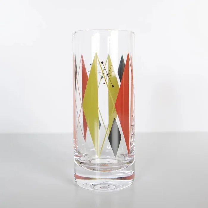 Retro Vintage Highball Cocktail Glass