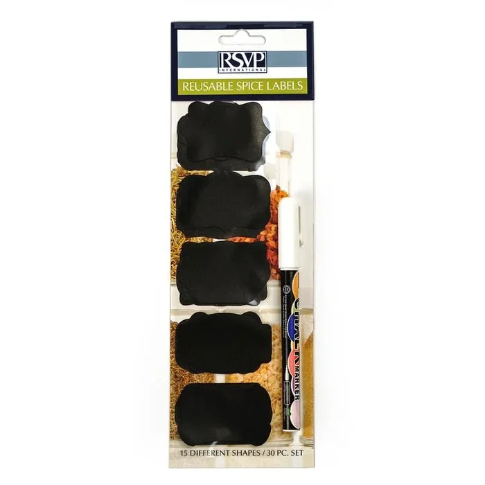 Reusable Spice Labels, Set of 30