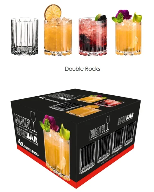 Riedel Drink Specific Glassware Double Rocks Set of 4