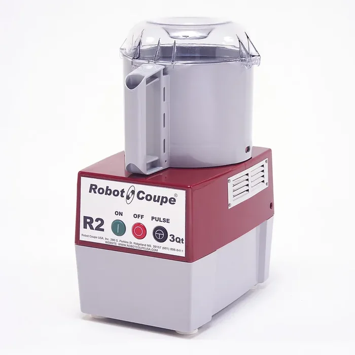 Robot Coupe R2B Food Processor with 3 Qt Bowl Attachment Kit