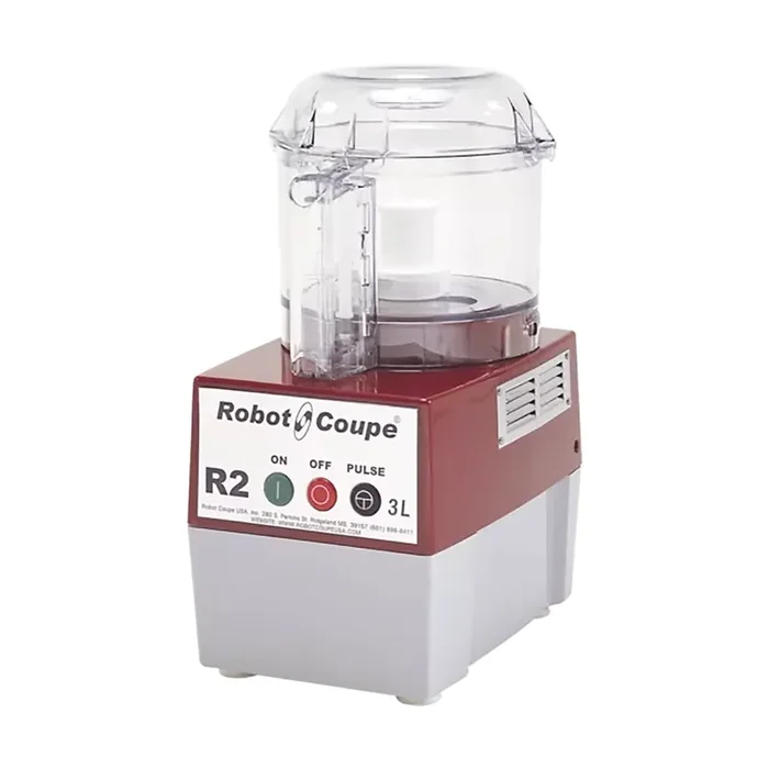 Robot Coupe R2BCLR 120V Food Processor w/ 3L Clear Polycarbonate Bowl