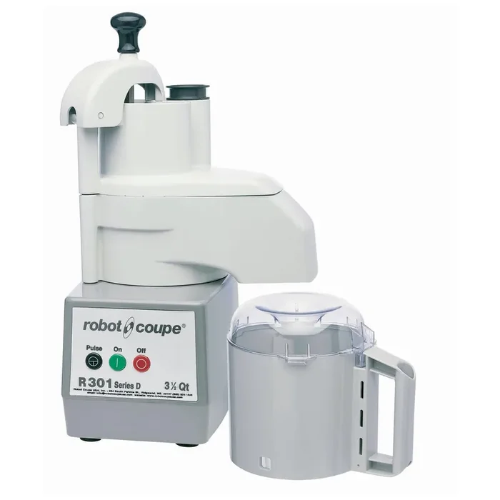 Robot Coupe R301 Food Processor with Vegetable Assembly and Blade Set