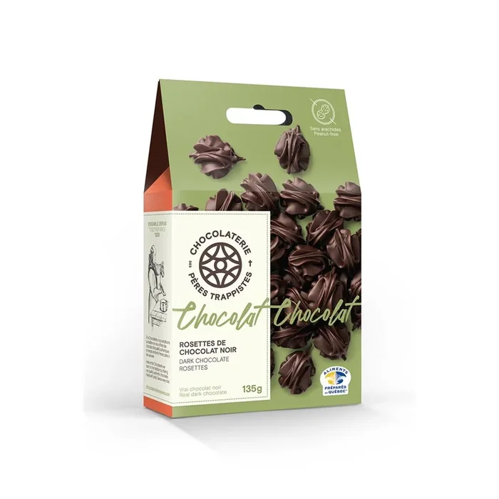 Rosettes de chocolat noir 135g – Pères trappistes
