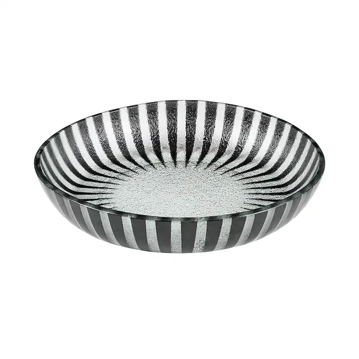Rosseto GLS043B Black Glass Stelo 11″ Bowl – 2 / ST