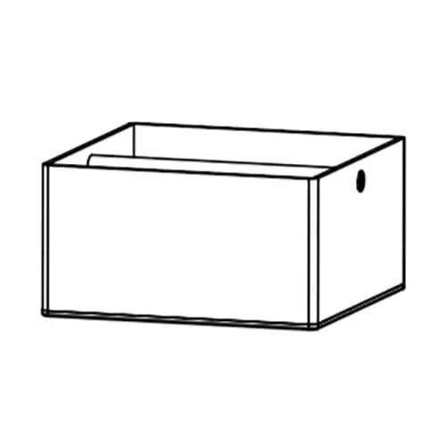 Rosseto LDF002 Rectangle Ice Chamber for 1 & 2 Gallon Dispenser