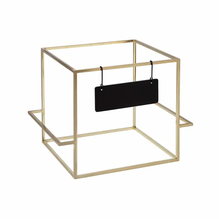 Rosseto RGM700 SkyRize Gold Display Riser with Sign