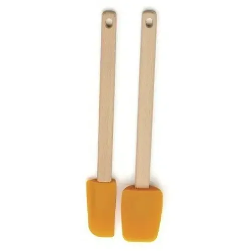 Rsvp Orange Silicone Mini Spatula, Set Of 2
