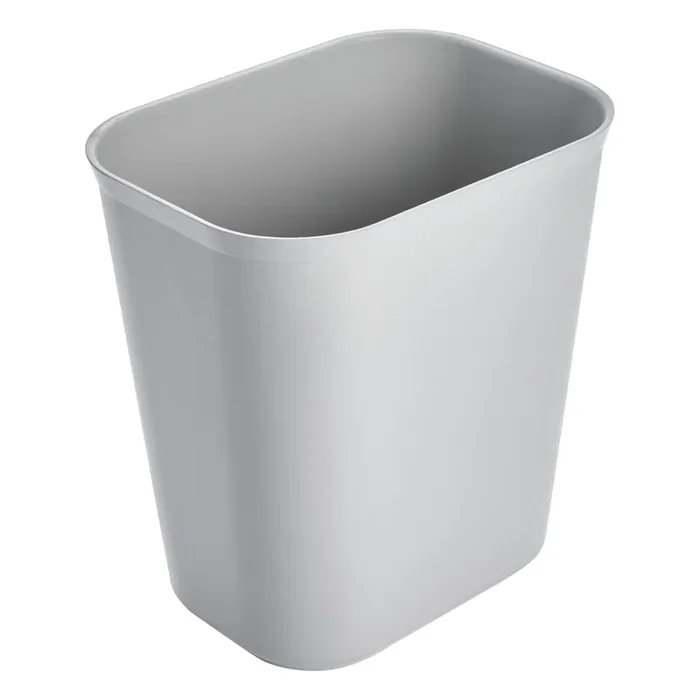 Rubbermaid FG254100GRAY Gray 14 Quart Fire Resistant Wastebasket