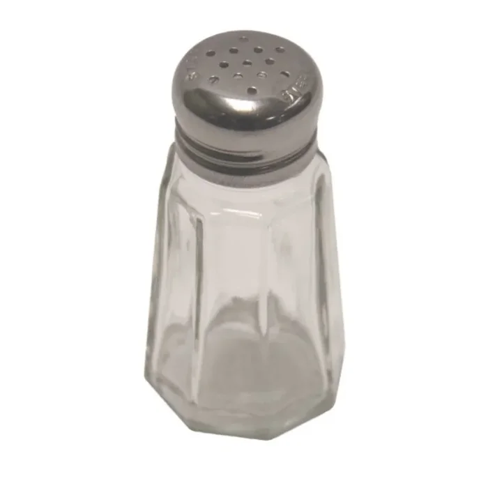 Salière ou poivrière en verre 30 ml