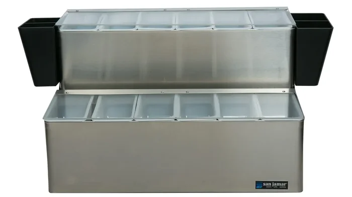 San Jamar® B6766L EZ-Chill™ Ultimate Garnish Center