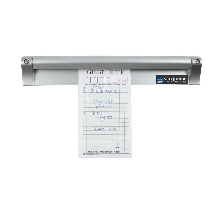 San Jamar® CK6512A Aluminum 12″ Slide Check Rack
