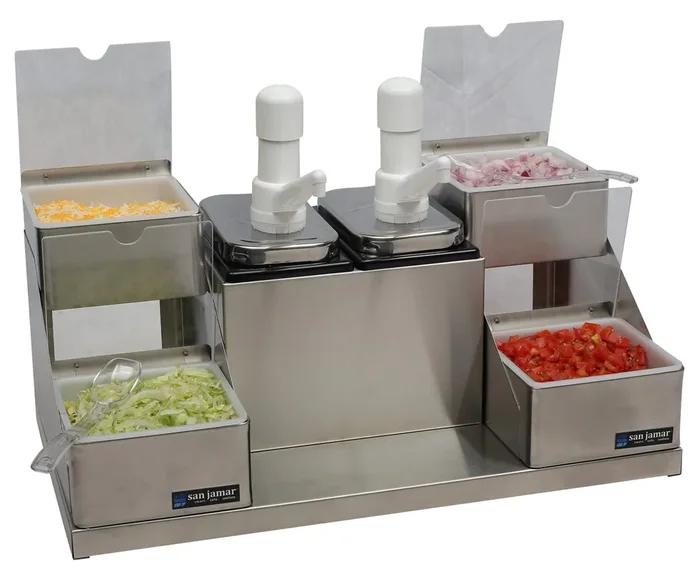 San Jamar® P9724 Self-Service Condiment Center