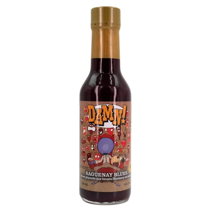 Sauce piquante aux bleuets Saguenay Blues 148ml – Damn!