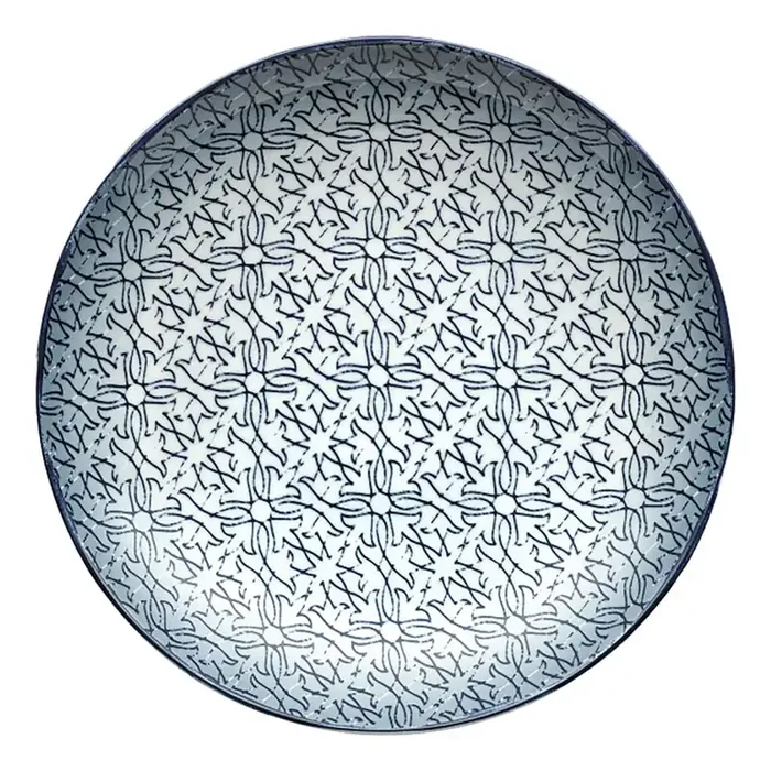 Schonwald 9021328-63075 Shabby Chic Dark Blue 11″ Coupe Plate – 6 / CS