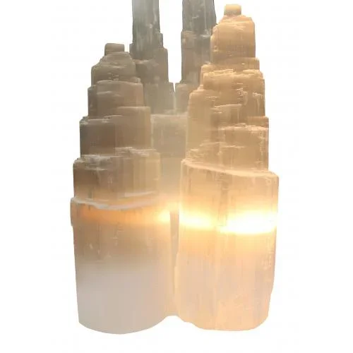 Selenite Lamp 40cm