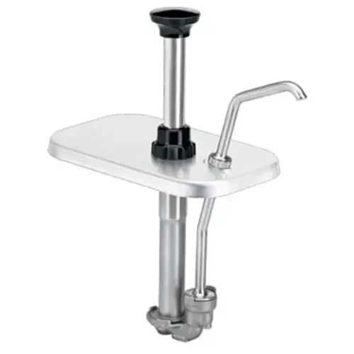 Server Products 82100 S/S Pump For Shallow Jar With Slanted Rail