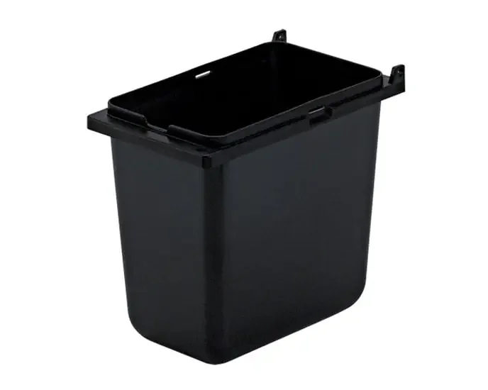 Server Products 87203 6″ Deep 1/9-Size Black Plastic Jar