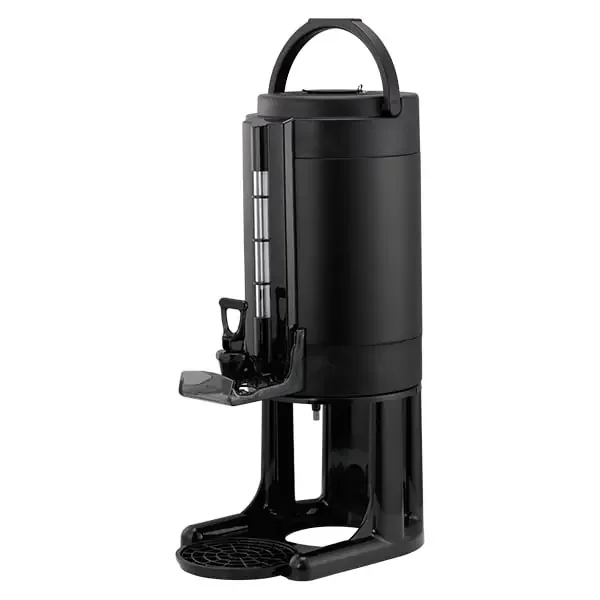 Service Ideas GIU1GV2BLK Black 1 Gallon Beverage Dispenser