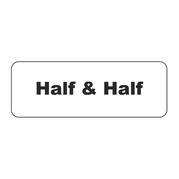 Service Ideas MT1HH Half and Half Magnet – 6 / Cs