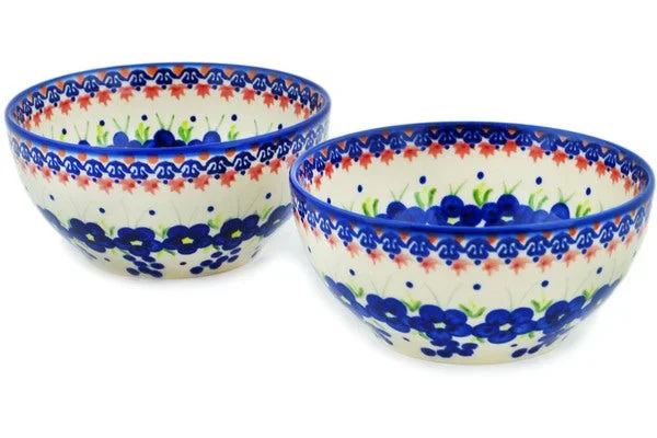Set of 2 Bowls – Passion Poppy