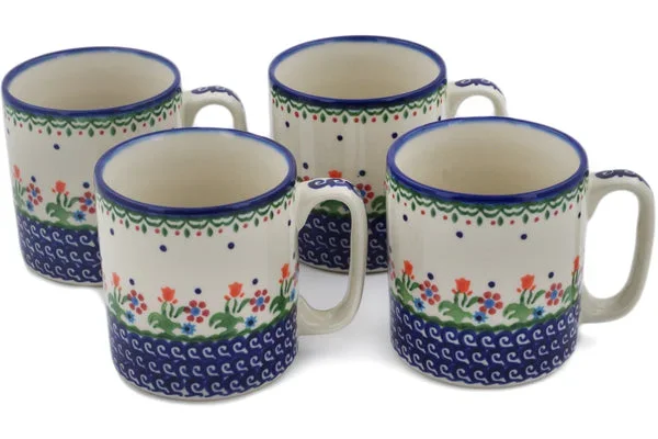 Set of 4 Mugs – Spring Flowers