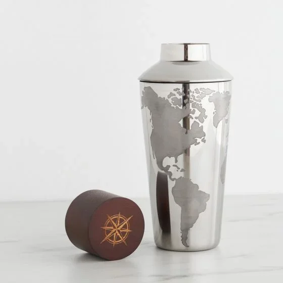 Shaker à cocktail Globe terrestre 32oz – Viski