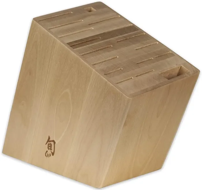 Shun – 17-Slot Angled Block – Birch