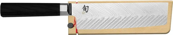 Shun Cutlery Dual Core Nakiri Knife with Saya 6.5″