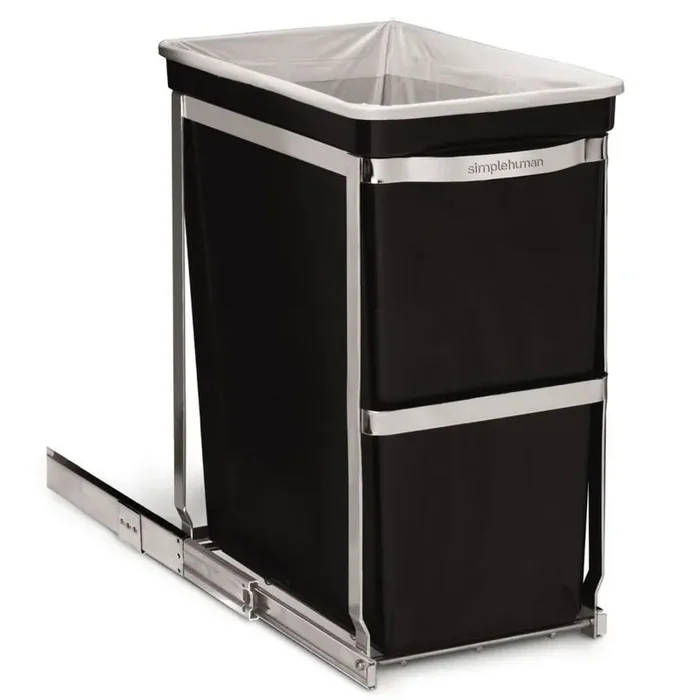 simplehuman CW1124 Brushed S/S 30 L / 8 Gal Pull Out Trash Can
