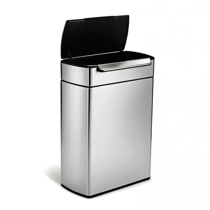 simplehuman CW2018 Brushed S/S Touch-Bar Kitchen Trash Can