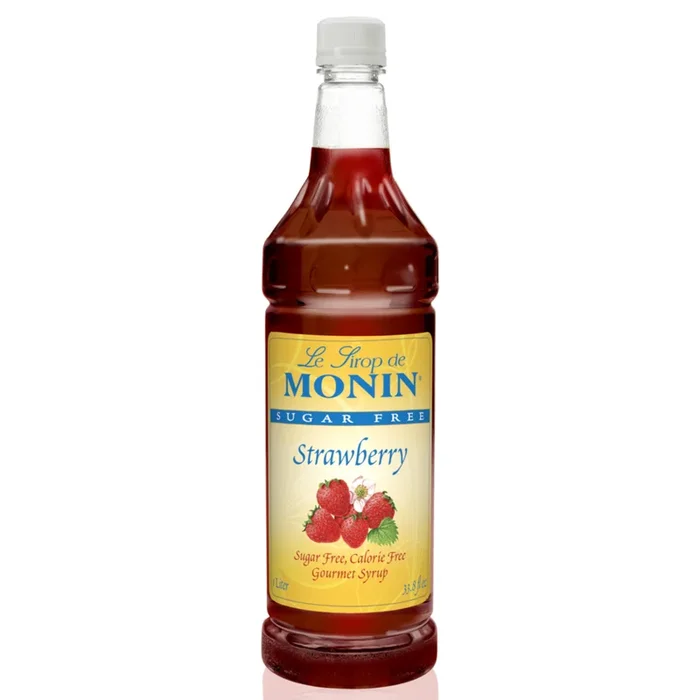 Sirop Fraise sans sucre 1L – Monin
