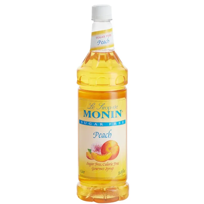 Sirop Pêche sans sucre 1L – Monin