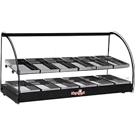 Skyfood FWD2-36BL 36-1/2″ Countertop Heated Display Case w/ 12 Pans