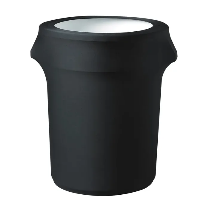 Snap Drape CONTOURCOVERTRASH-55 Chocolate Cover For 55 Gal. Trash Can