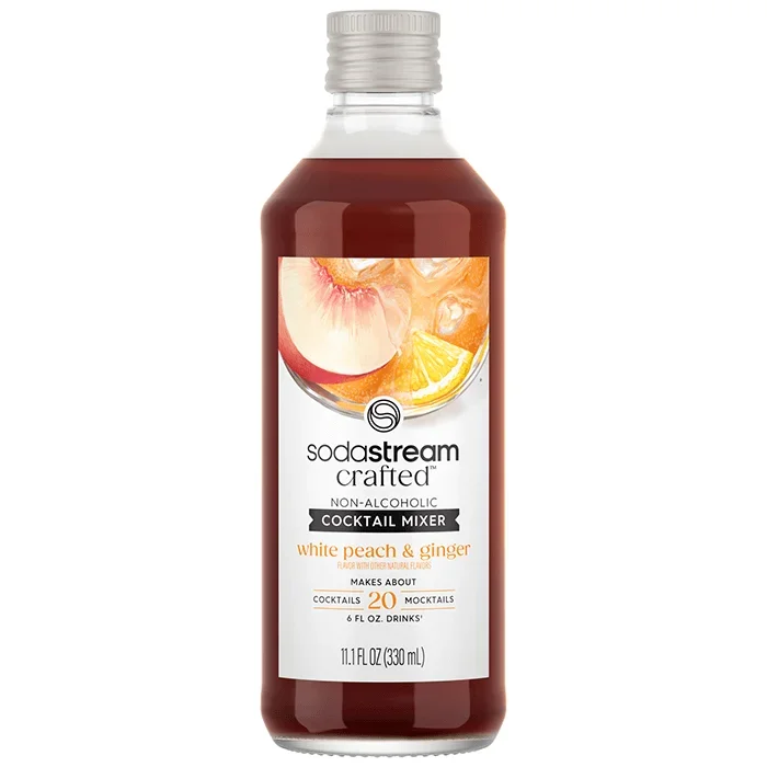 SodaStream Crafted Mixers White Peach Ginger Drink Mix
