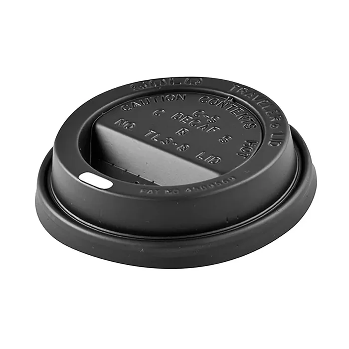 Solo TL38B2-0007 Black Dome Lid For 8 Ounce Hot Cup – 1000 / CS