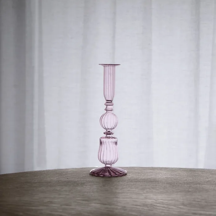 Sophia 9″ Pink Candlestick